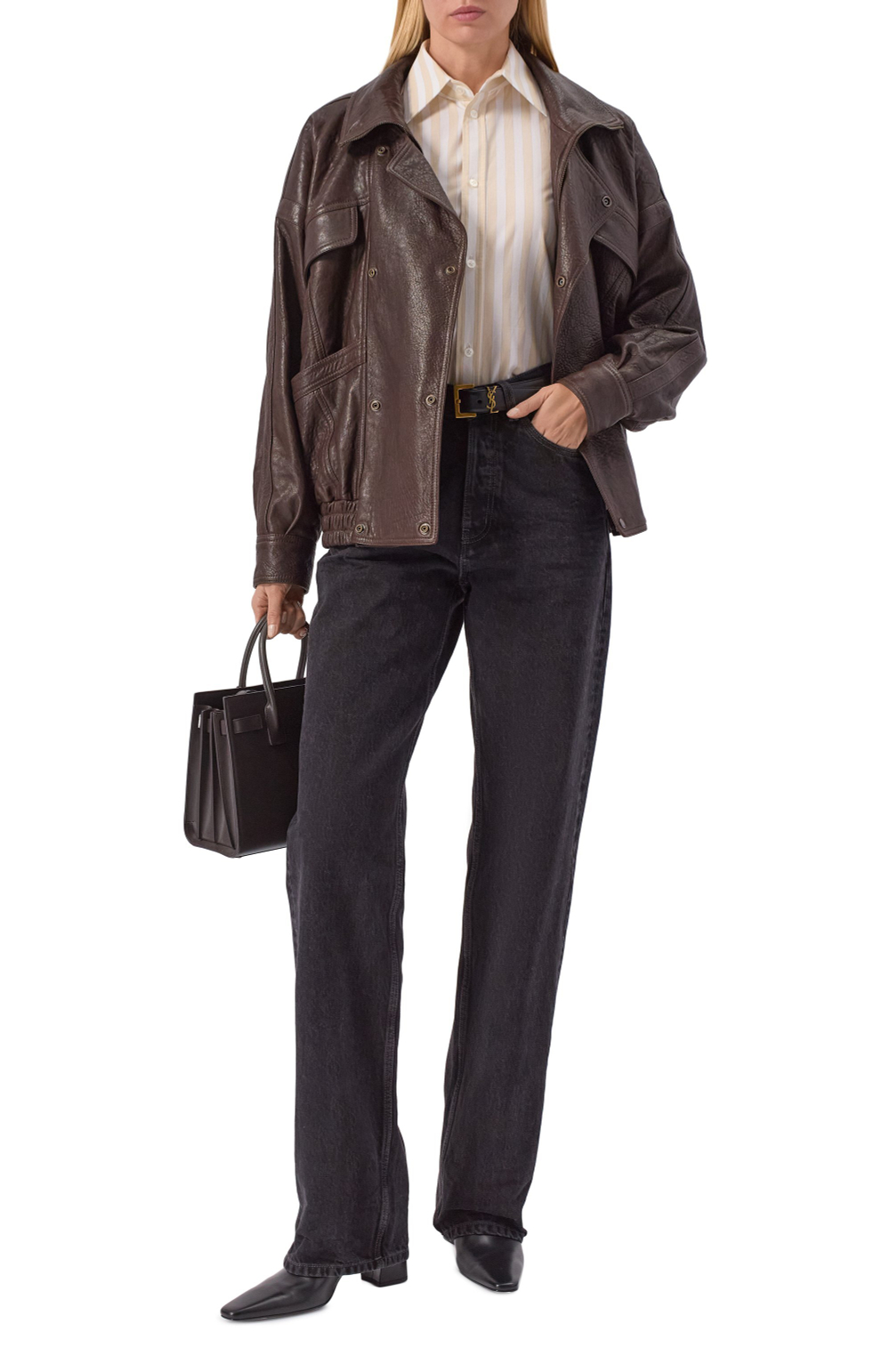 Джинсы SAINT LAURENT