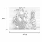 Холст на картоне с контуром BRAUBERG ART CLASSIC "НАТЮРМОРТ", 30х40см, грунтованный, хлопок, 191548