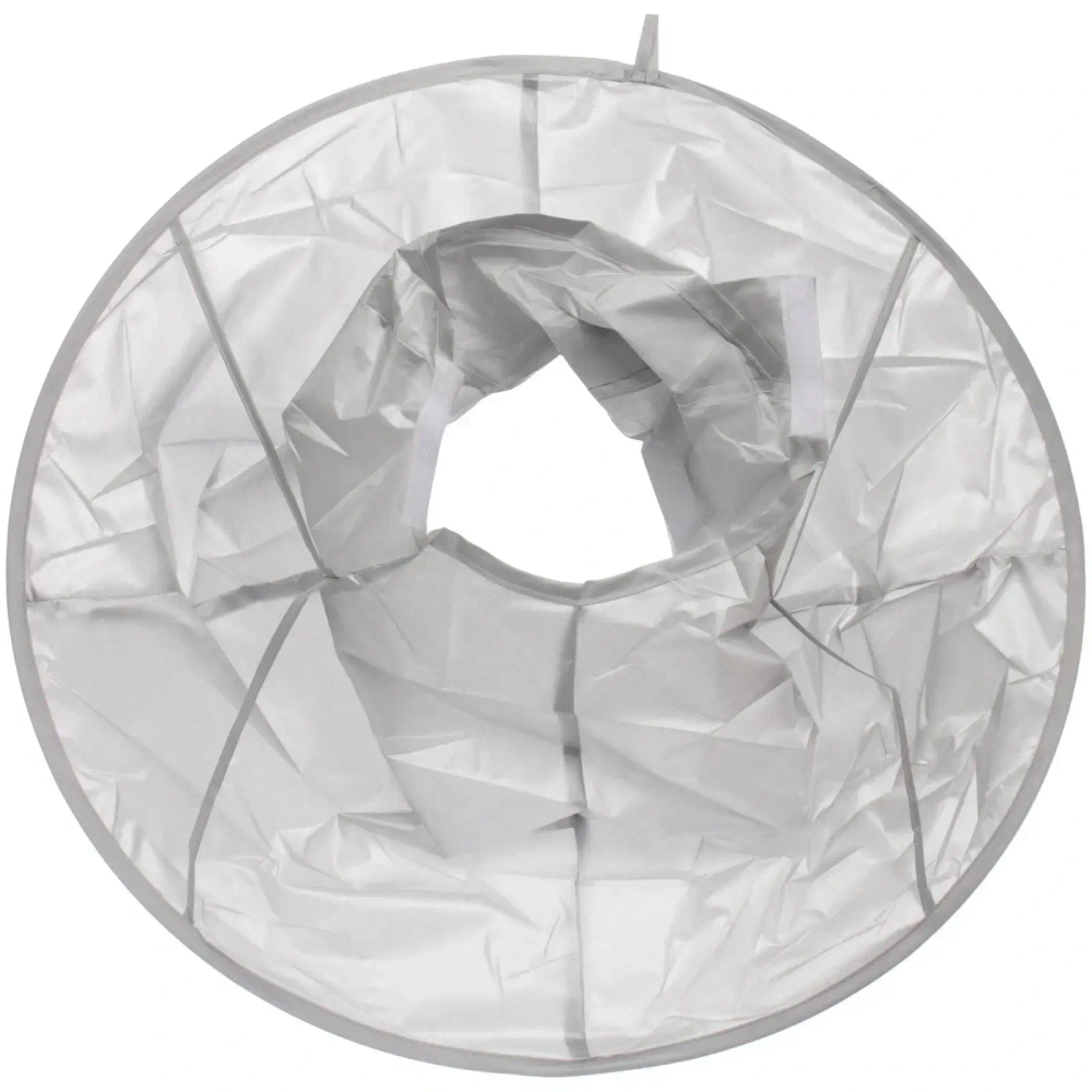 Пеньюар - накидка парикмахерский «Barber SALON», круглый, цвет серебро, d-60см