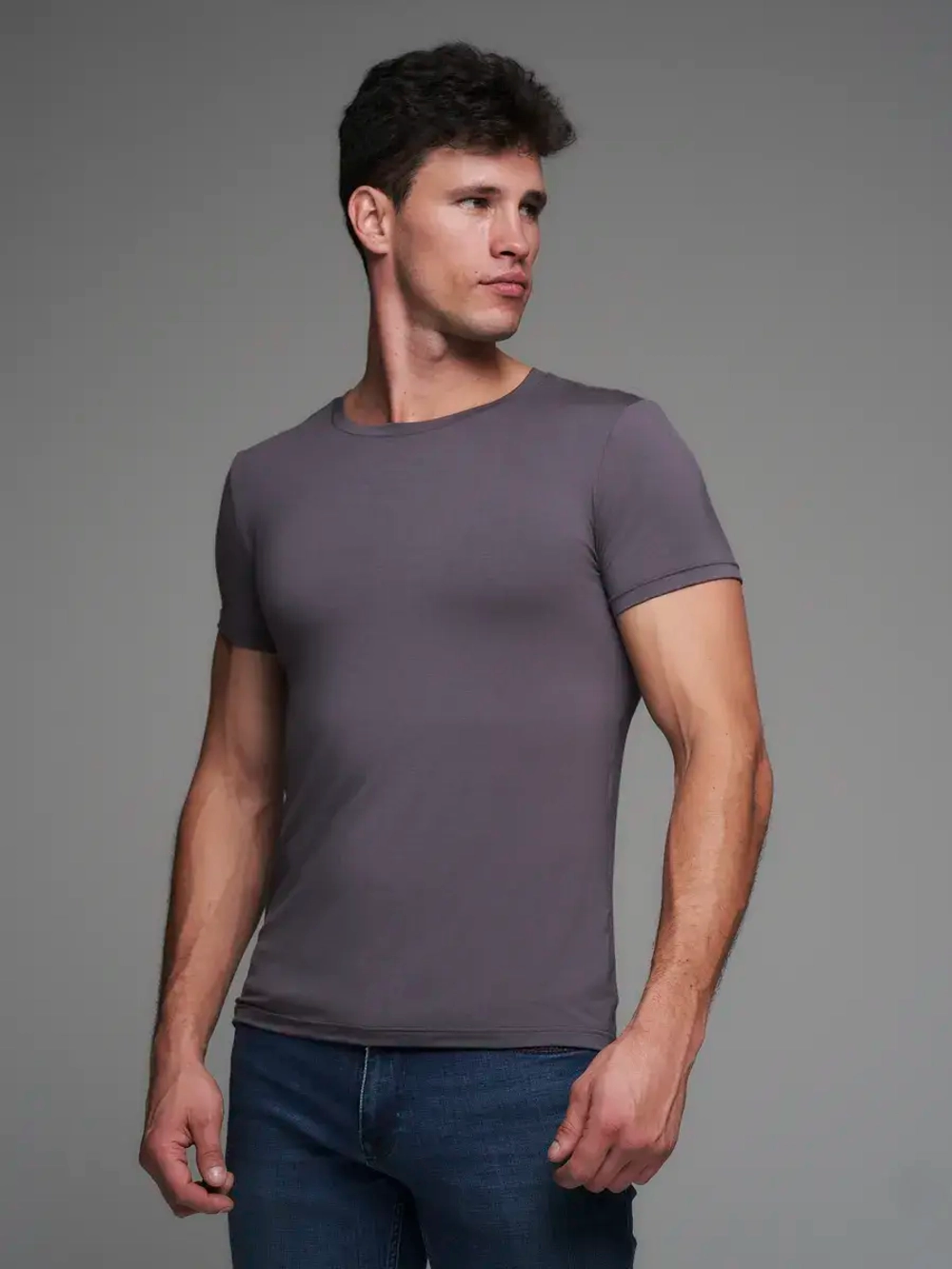 Футболка спортивная однотонная