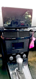 Магнитола для Opel Astra H (перенос БК вниз, черная) - FarCar BM9-2K-7382B монитор 9.5" 2K QLED на Android 14, TS10, 4+32Гб, CarPlay, 4G SIM-слот