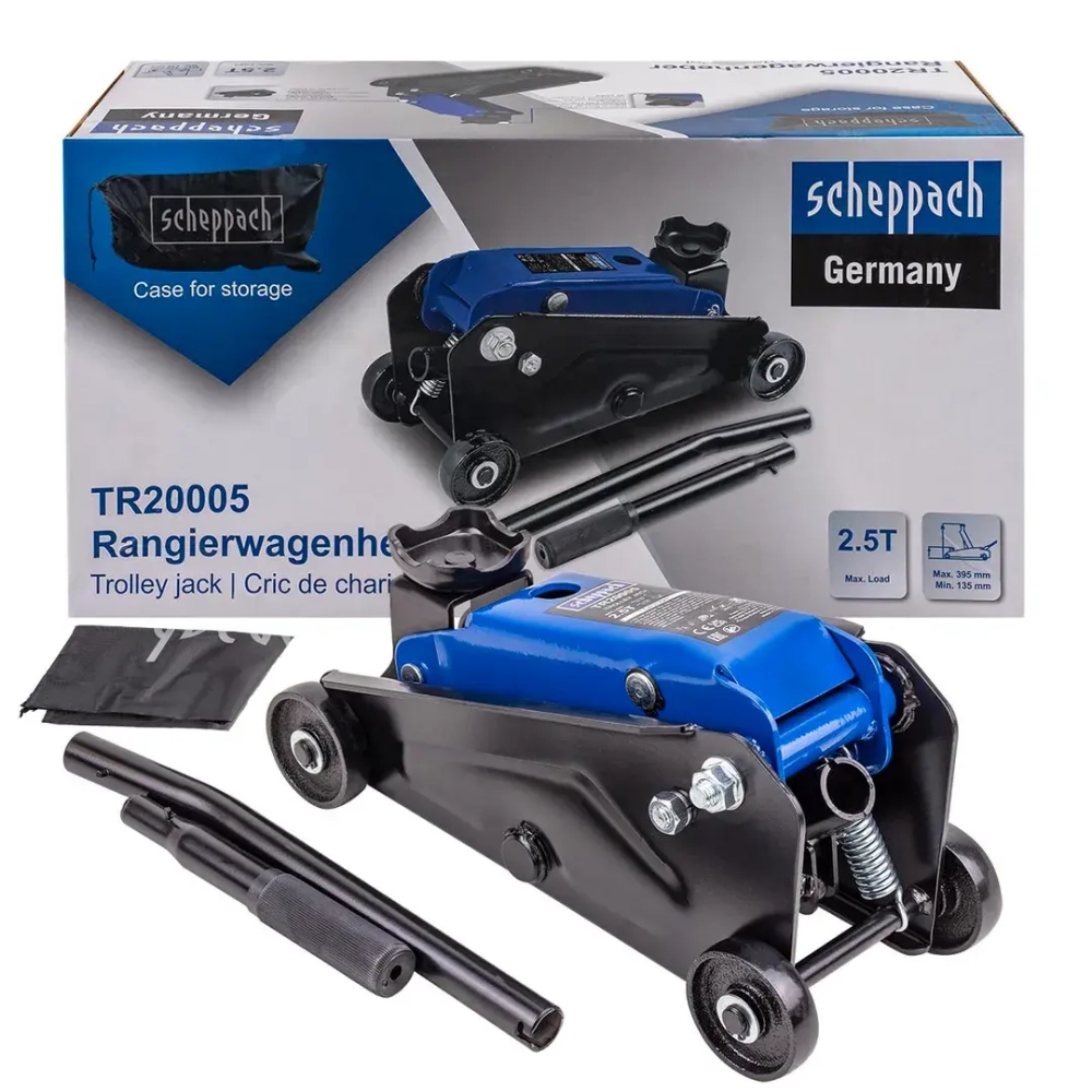 Домкрат подкатной гидравлический 2,5т Scheppach Sch-TR20005