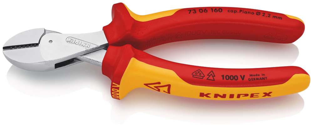 KNIPEX X-Cut® хромированные 160 мм 7306160SB