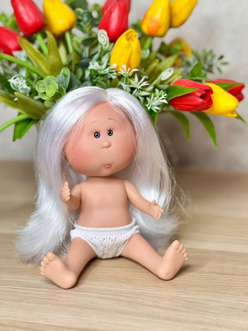 Кукла Nines виниловая 23см Little Mia без одежды (3199W16)