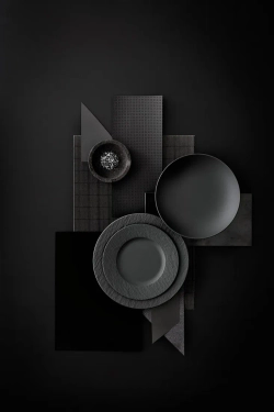 Villeroy & Boch Производство комплекта тарелок Rock для 2 человек. 10-4239-2630 + 10-4239-2536 + 10-4239-2640