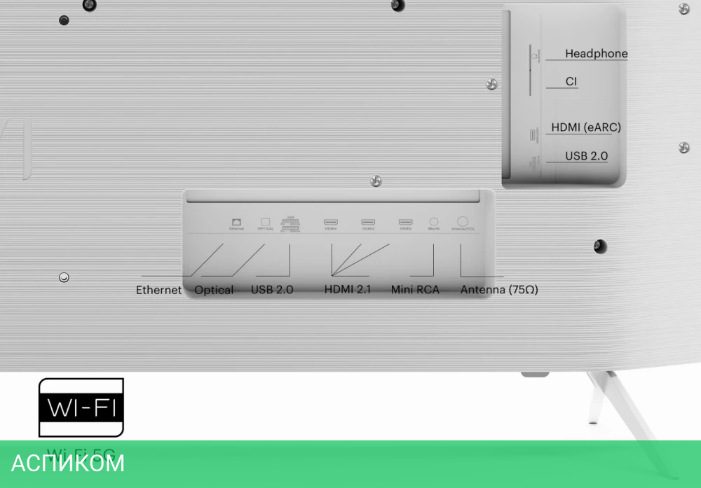 Телевизор LED Kivi 55" M55UD70W