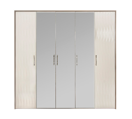 Gravita (Эра) Шкаф пятидверный (белый глянец)