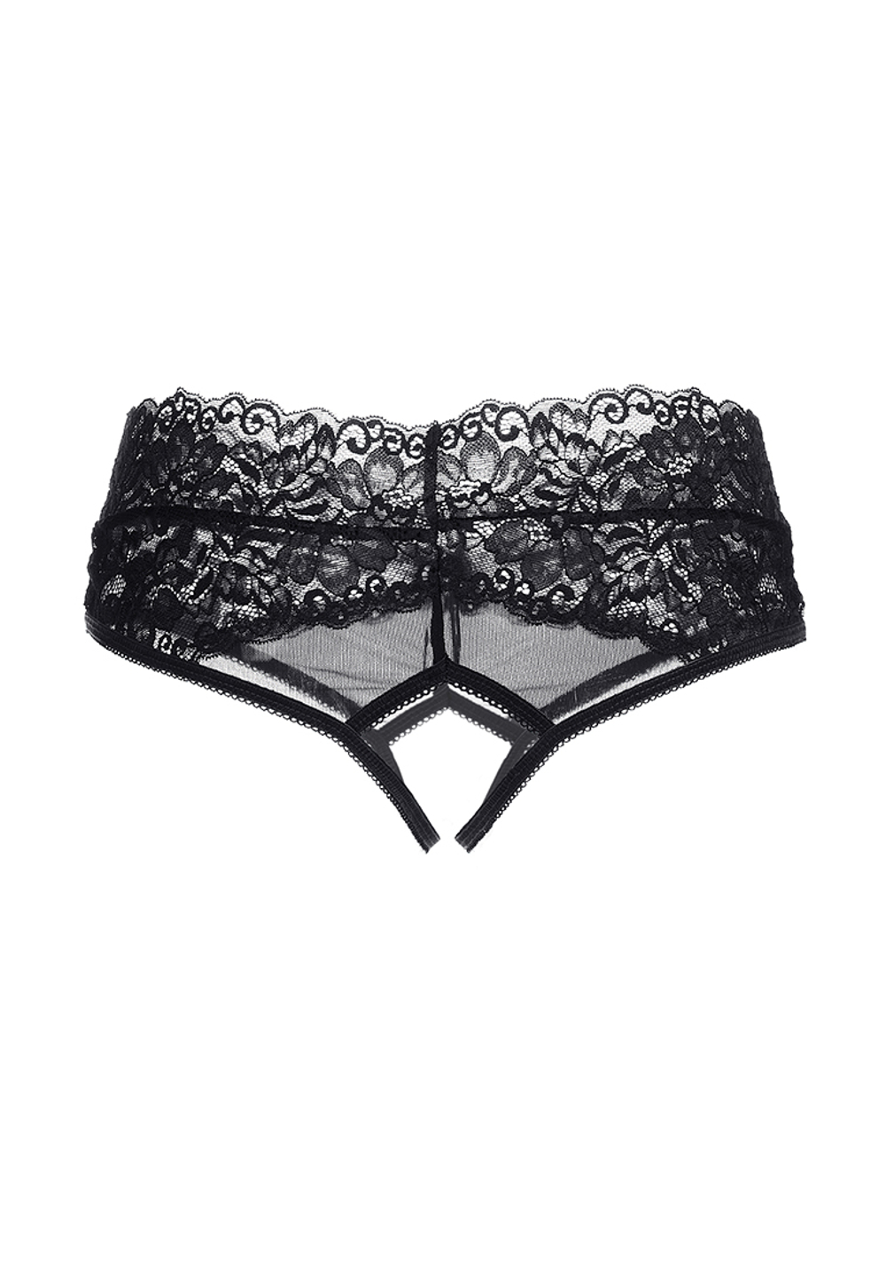 Эротические трусики Rebecca черные 46-48