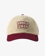 Кепка Ymkashix Velvet Graffiti logo бордовая/песочная