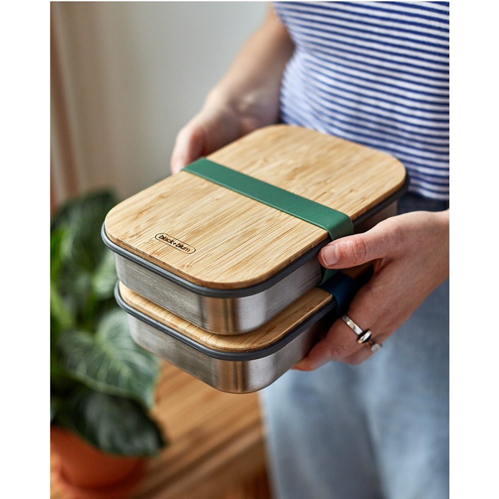 Сэндвич-бокс black+blum,900 мл,  зеленый