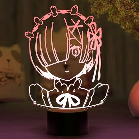 3D лампа Re: Zero — жизнь с нуля в другом мире. Рем