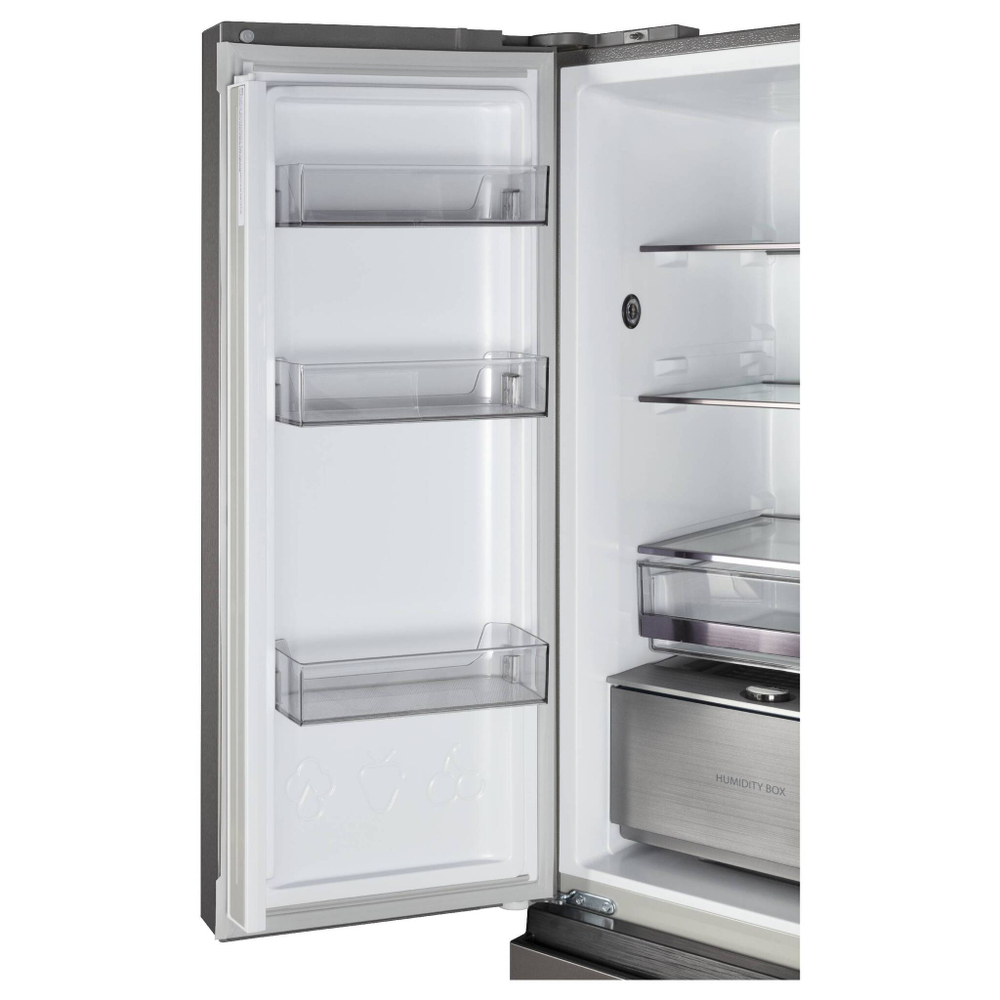 Четырехдверный холодильник Korting KNFF 82535 X