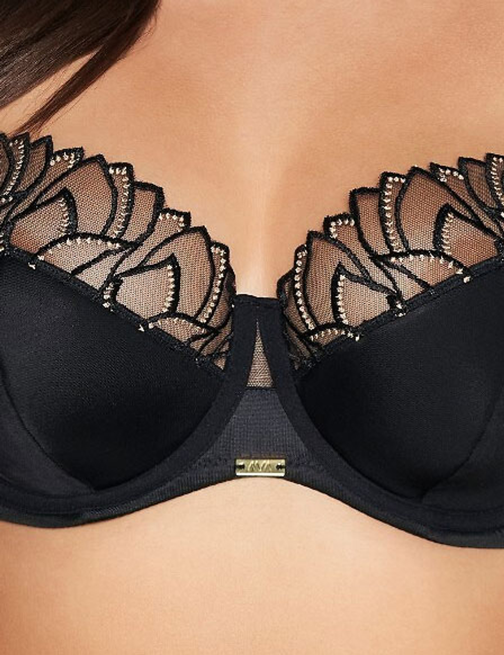 Бюстгальтер полупоролоновый Ava MIRAY 2114 PU Black