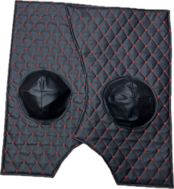 Утеплитель под фары внутр. УАЗ 452 Буханка, 2206, 3303 (красная нить Бабочка)