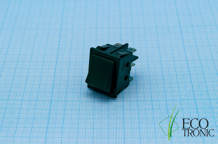 Выключатель черный к мод. 206 (E00-613N6/R)