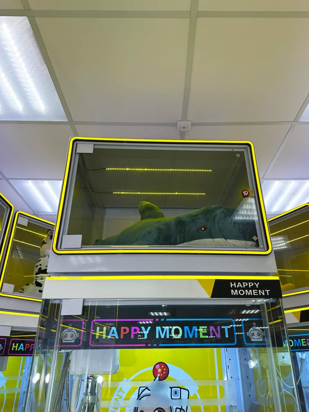 Призовой автомат кран-машина с витриной «Happy moment»