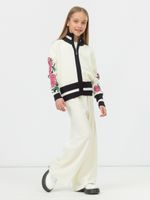 Брюки широкие для девочки AT991 молочный