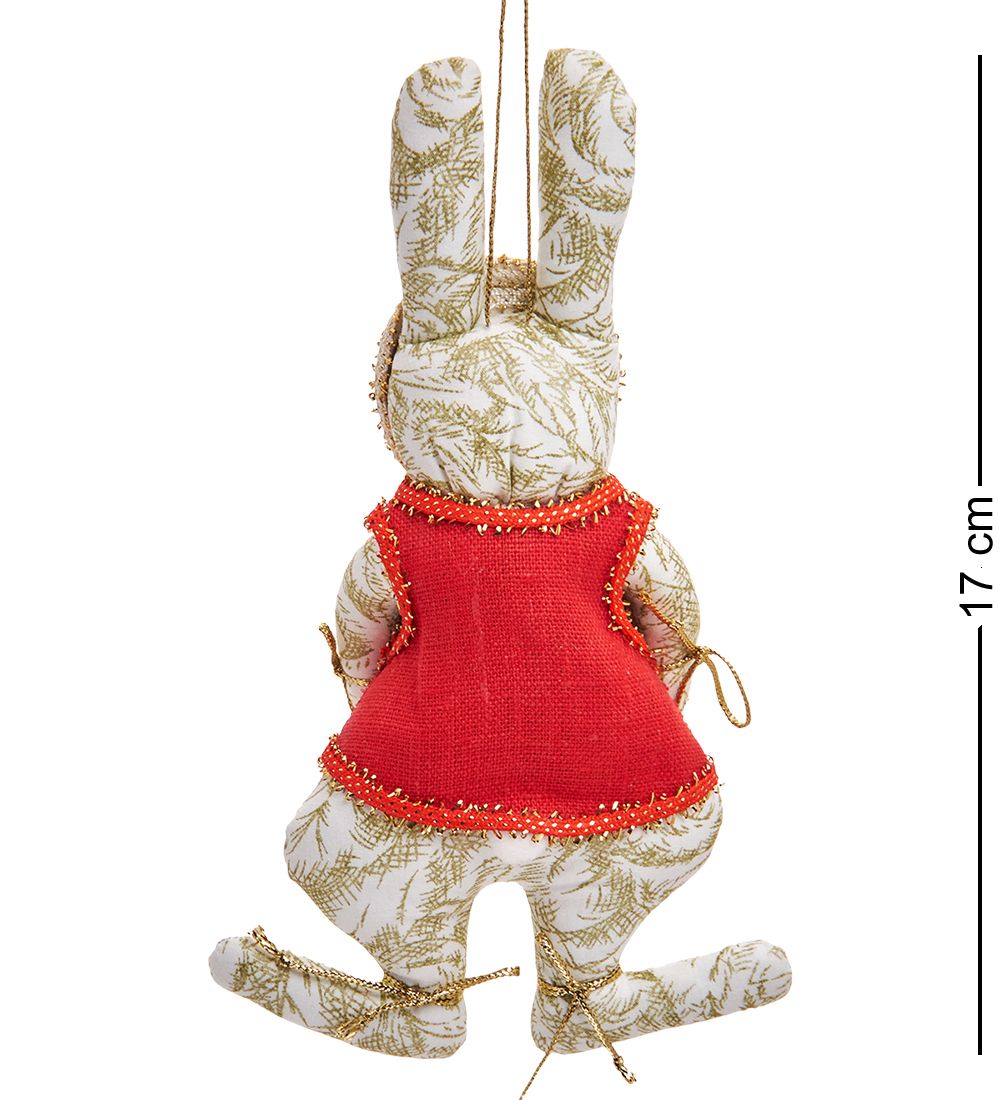 РусКукла RK-469/2 Кукла подвесная «Кролик с гармошкой»