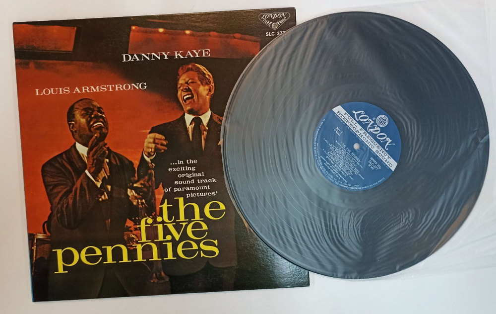 Винтажная виниловая пластинка LP Danny Kaye Louis Armstrong The Five Pennies (Japan 1971)