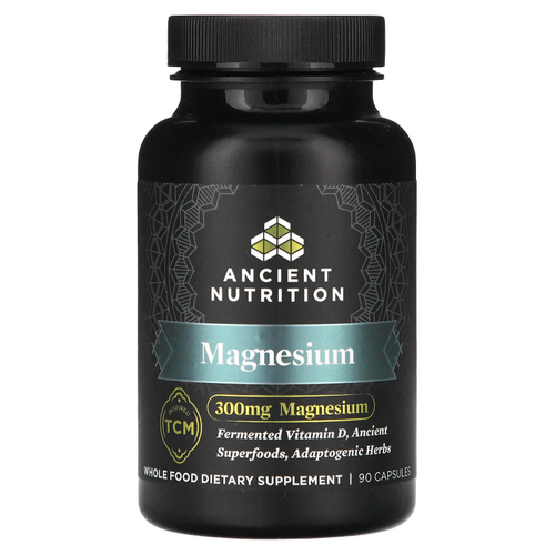 Ancient Nutrition, магний, 90 капсул