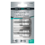 Муфта универсальная быстросъемная ("мама") 1/4, со штуцером "елка" под шланг 6 мм, 2 шт, Stels