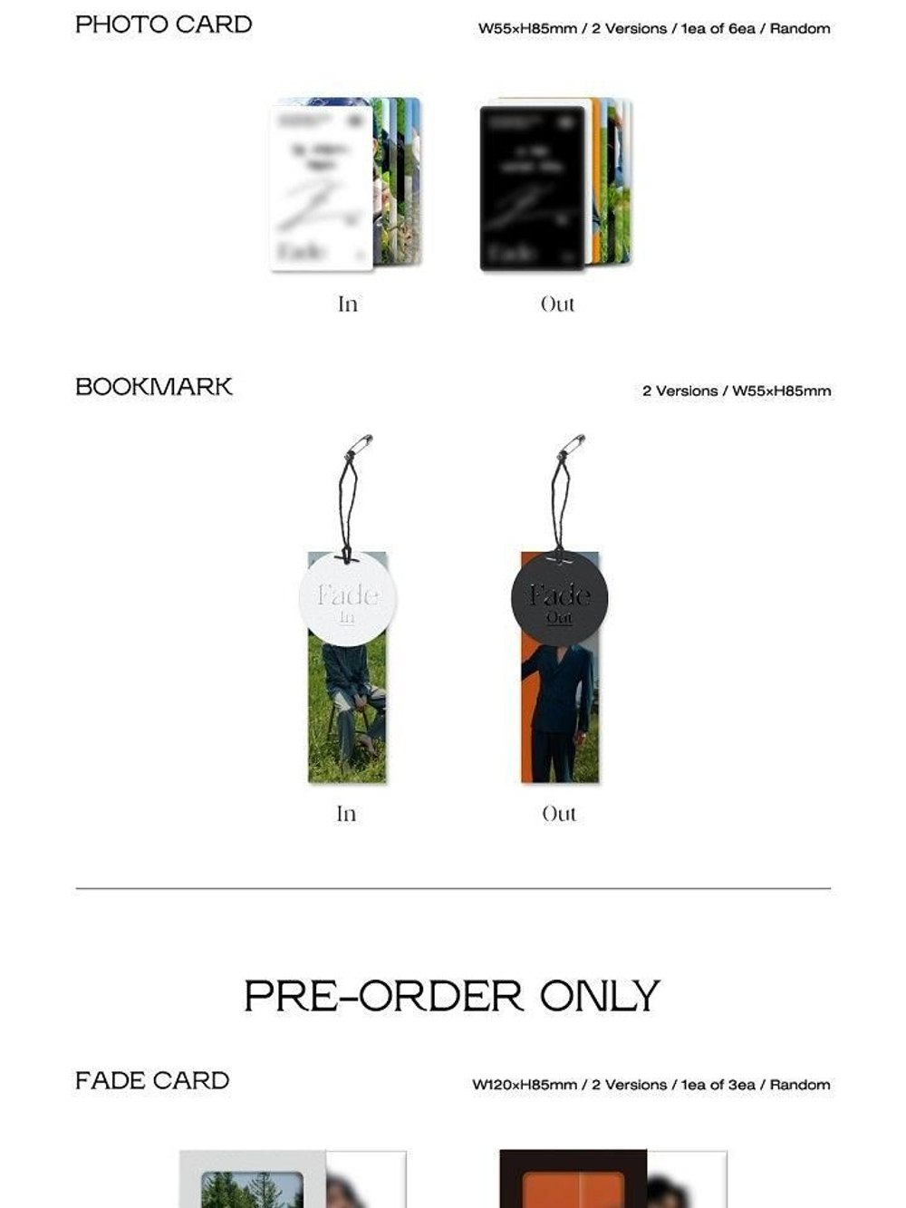 Альбом Han Seung Woo - FADE 2nd Mini Album 2 Version SET