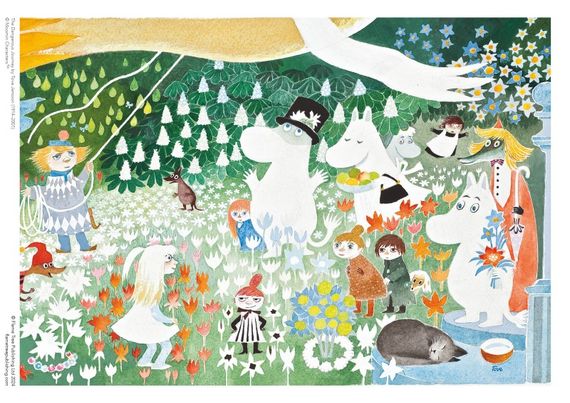 Pazl / Пазлы /Puzzles Adult Sustainable Jigsaw Puzzle Moomin: A Dangerous Journey