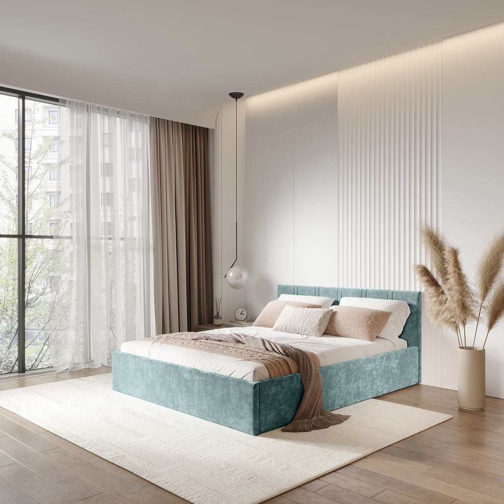 Кровать Ника 160 КР-18 шарли бриз