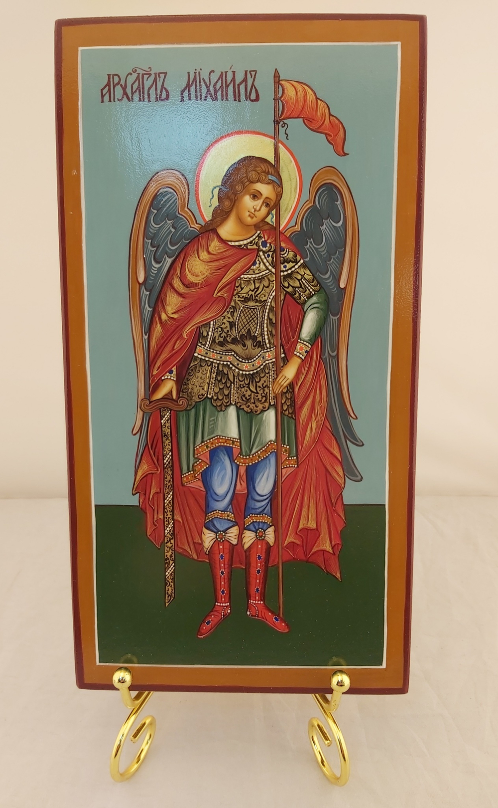 Икона Св. Архангел Михаил (Палех)