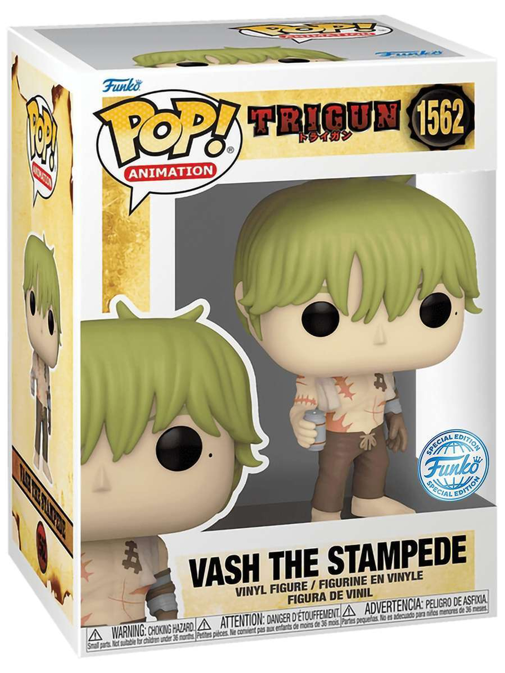 Фигурка Funko POP! Animation Trigun Vash the Stampede Shirtless (Exc) (1562) 77620