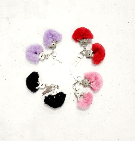 Наручники меховые, набор МИНИ 4 штуки