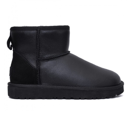 Ugg Mens Classic Mini II Metallic Black