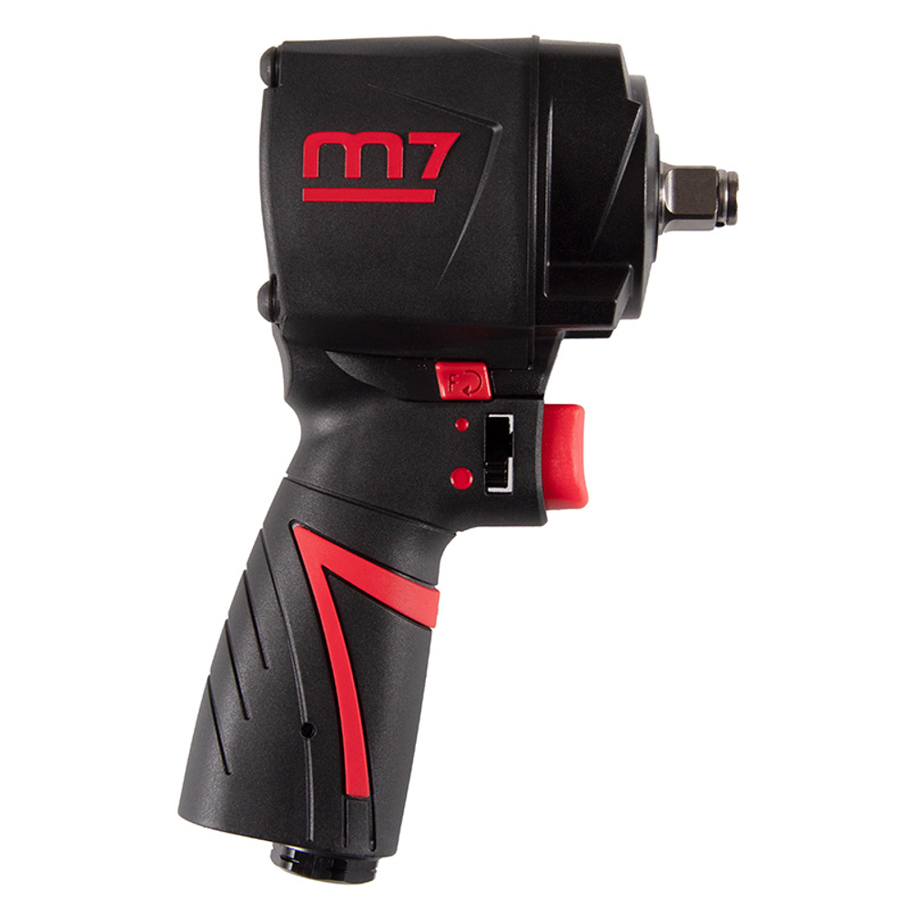 MIGHTY SEVEN (NC-4670Q) Гайковерт пневматический ударный 1/2", 884 Нм, укороченный