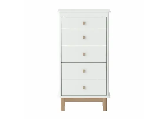 Комод Classic 5 ящиков (белый)