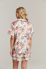 Пижамная блуза из шелка