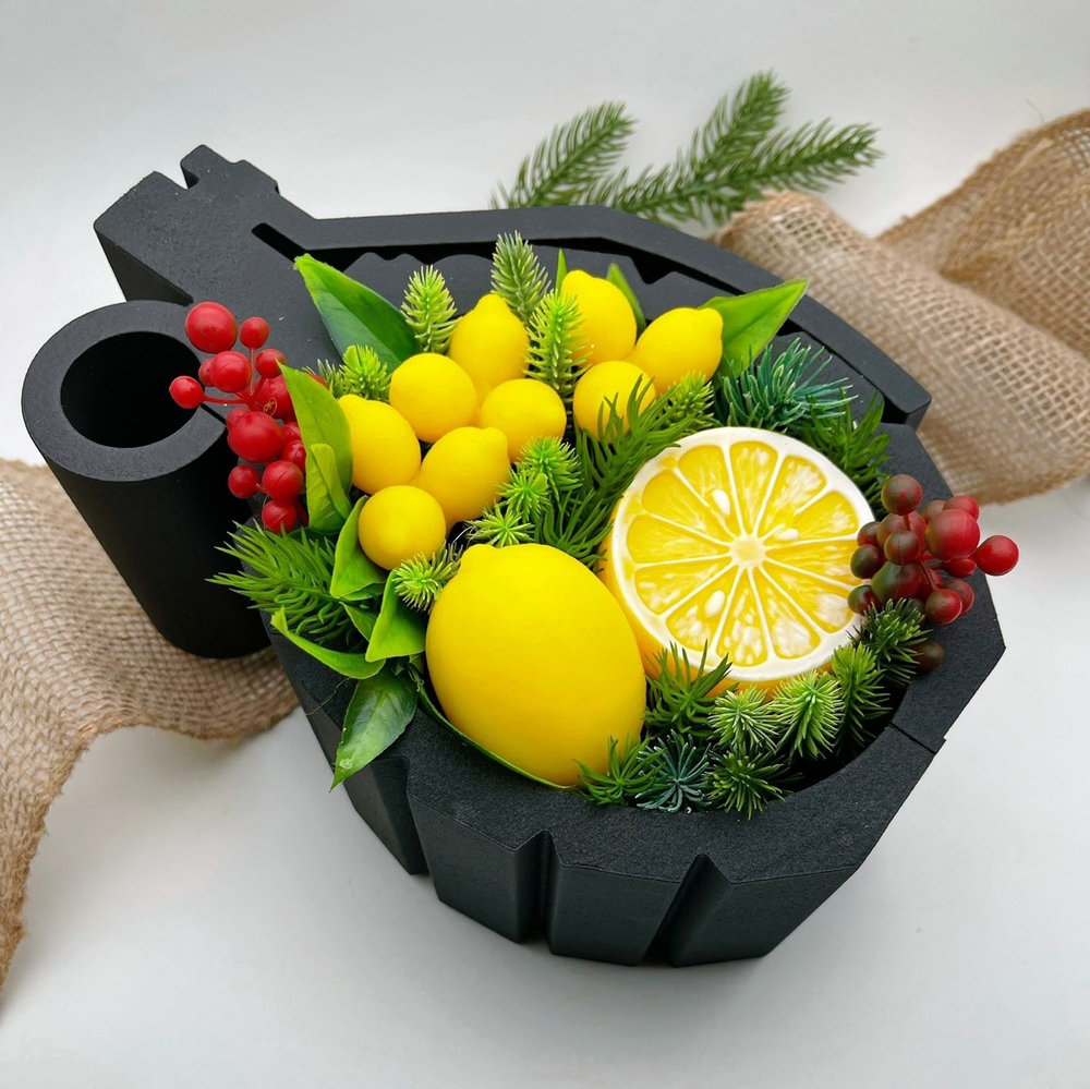 «Большая Лимонка Black» мыло ручной работы Magic Benefit Soap