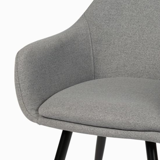 Стул Sebastian серая ткань 