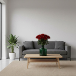 Ваза стеклянная Kanna, зеленый, стекло