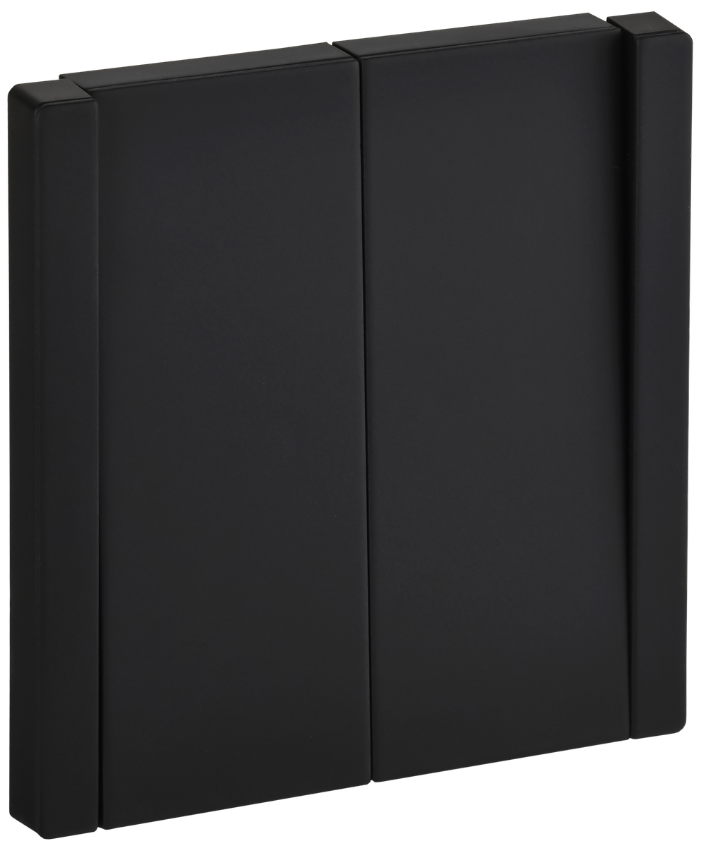 FORTE&PIANO Выключатель 2-клавишный перекрестный 10А FP109M металл черный IEK