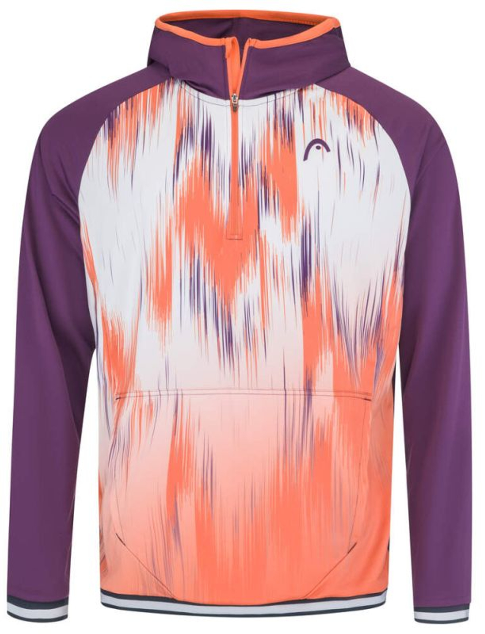 Куртка теннисная Head Topspin Hoodie - flamingo/print vision
