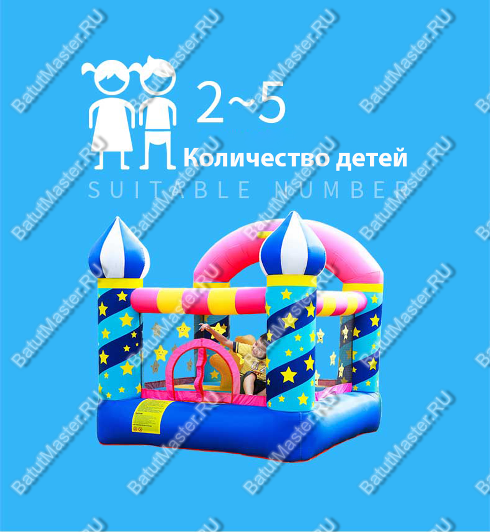 Коммерческий батут "Арабская ночь  2,2*2,2*2,1 м