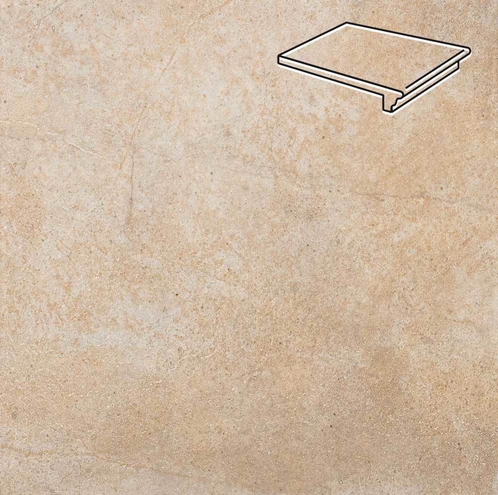 Stroeher - Keraplatte Aera 725 faveo 340x294x12 артикул 9340 - Клинкерная ступень - флорентинер