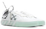 OFF-WHITE low-cut vulcanized sports fashion sneakers men's white