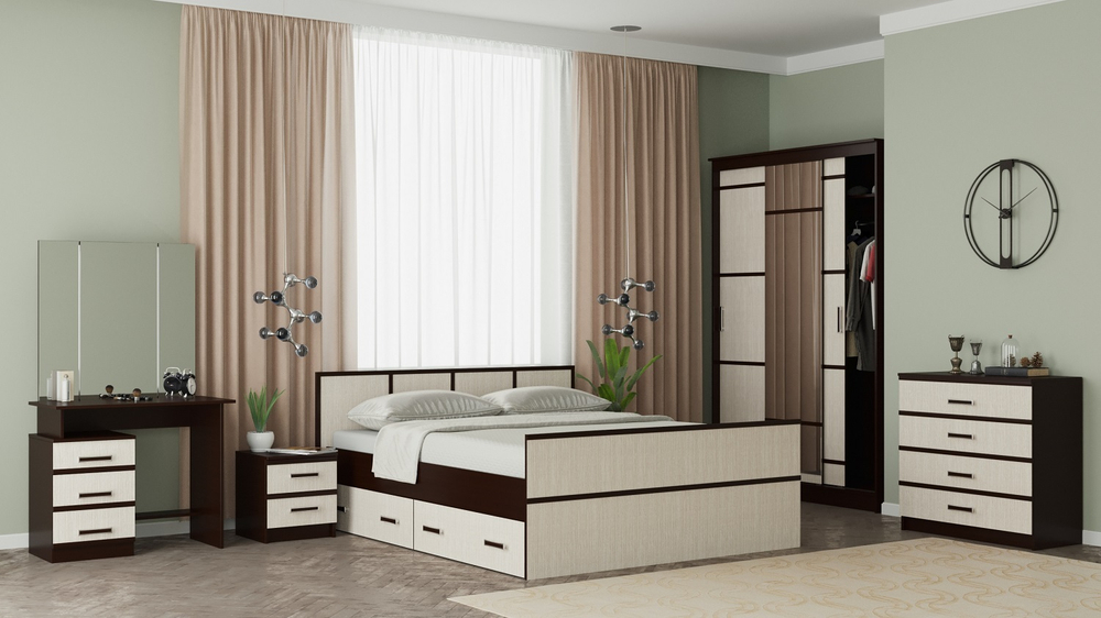 Столик туалетный Сакура, венге/лоредо