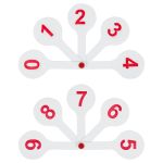 Веер цифры 0-9, Стамм