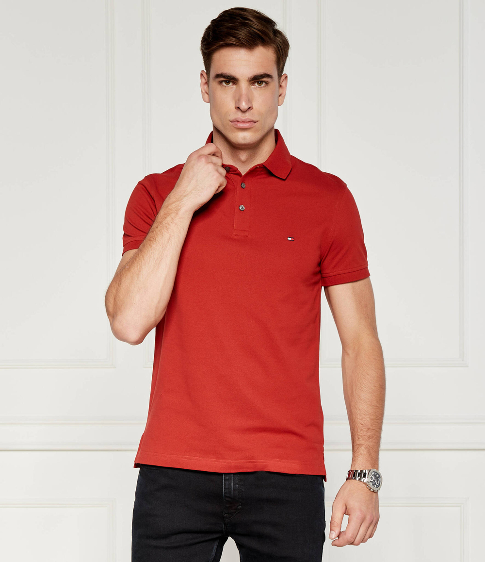 Поло Tommy Hilfiger - красный(MW0MW17771)