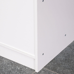 Шкаф для одежды, 117х55х175, Марм, распашной, в прихожую, со штангой и полкой, серый, Dipriz