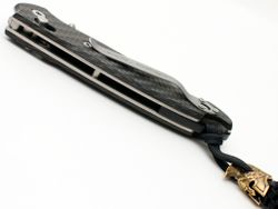 Нож БАРС мастерской Чебуркова М390 карбонфотография - 9