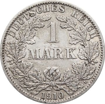 1 марка 1910 Германская Империя "A"