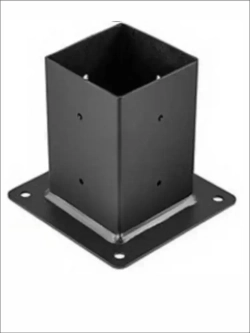 опора бруса 150х150, толщиной 3 мм, окрашенная, коннектор для бруса.